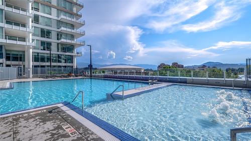 2105-1181 Sunset Drive, Kelowna, BC - Outdoor With In Ground Pool