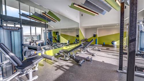 2105-1181 Sunset Drive, Kelowna, BC - Indoor Photo Showing Gym Room