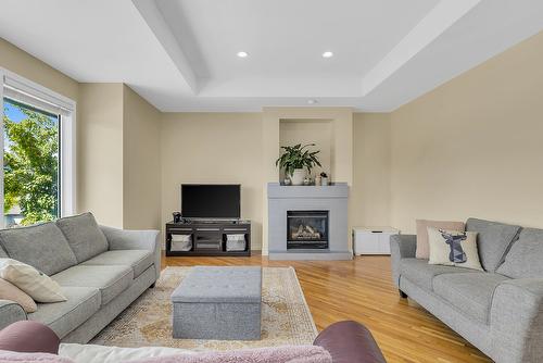 1704 Merlot Drive, West Kelowna, BC - Indoor Photo Showing Living Room With Fireplace