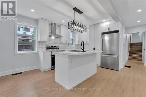 Lower - 47 Macdonald Avenue, Hamilton (Kirkendall), ON - Indoor Photo Showing Kitchen With Upgraded Kitchen