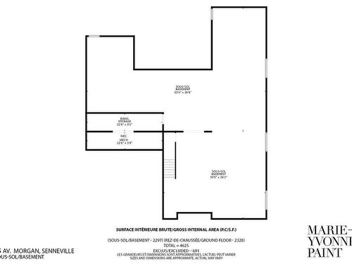 Drawing (sketch) - 25 Av. Morgan, Senneville, QC - Other