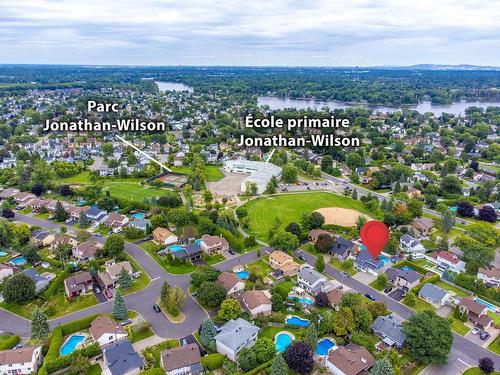 Aerial photo - 527 Rue Laberge, Montréal (L'Île-Bizard/Sainte-Geneviève), QC - Outdoor With View