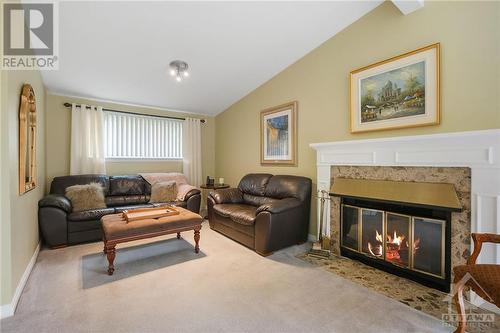 2309 Samuel Drive, Ottawa, ON - Indoor Photo Showing Living Room With Fireplace