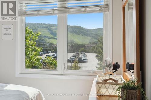 Great views! - 208 - 107 Wintergreen Place, Blue Mountains (Blue Mountain Resort Area), ON - Indoor Photo Showing Bedroom