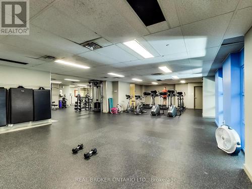 1911 - 705 King Street W, Toronto (Niagara), ON - Indoor Photo Showing Gym Room