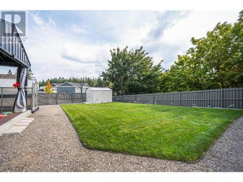 2091 Rose Tree Road, West Kelowna, BC - Outdoor With Backyard