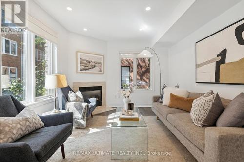 6 - 230 St. George Street, Toronto (Annex), ON - Indoor Photo Showing Living Room With Fireplace