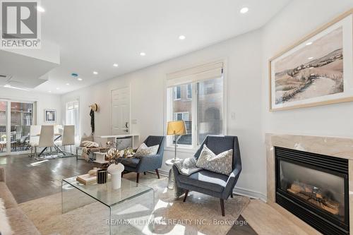 6 - 230 St. George Street, Toronto (Annex), ON - Indoor Photo Showing Living Room With Fireplace