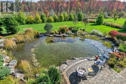 beautiful man made pond - 5844 Longhearth Way, Manotick, ON - Outdoor