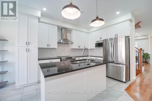 20 Hickling Lane, Ajax (Northwest Ajax), ON - Indoor Photo Showing Kitchen With Stainless Steel Kitchen With Upgraded Kitchen