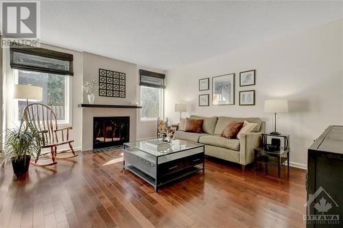 5 Sewell Way, Ottawa, ON - Indoor Photo Showing Living Room With Fireplace