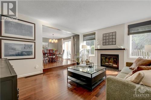 5 Sewell Way, Ottawa, ON - Indoor Photo Showing Living Room With Fireplace