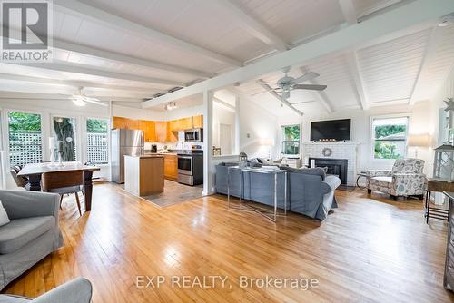 113 Victoria Beach Road, Cramahe (Colborne), ON - Indoor Photo Showing Living Room With Fireplace