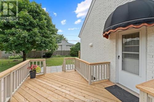 1655 Partington Avenue, Windsor, ON - Outdoor With Deck Patio Veranda With Exterior