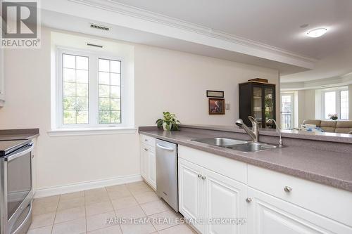 401 - 200 Collier Street, Barrie, ON - Indoor Photo Showing Kitchen With Double Sink