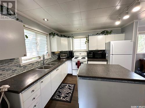 Malinowski Acreage, Hudson Bay Rm No. 394, SK - Indoor Photo Showing Kitchen With Double Sink