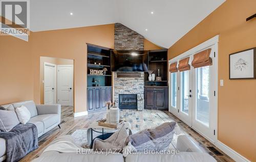 802 Smith Street, Brighton, ON - Indoor Photo Showing Living Room With Fireplace