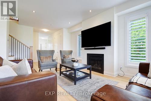 921 Nathalie Court, Kitchener, ON - Indoor Photo Showing Living Room With Fireplace