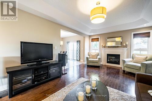 73 Baxter Street, Clarington (Bowmanville), ON - Indoor Photo Showing Living Room With Fireplace