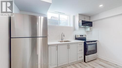 Lower - 2523 Orchestrate Drive, Oshawa, ON - Indoor Photo Showing Kitchen With Stainless Steel Kitchen With Upgraded Kitchen