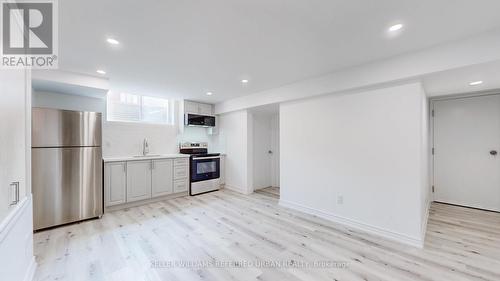 Lower - 2523 Orchestrate Drive, Oshawa, ON - Indoor Photo Showing Kitchen With Stainless Steel Kitchen