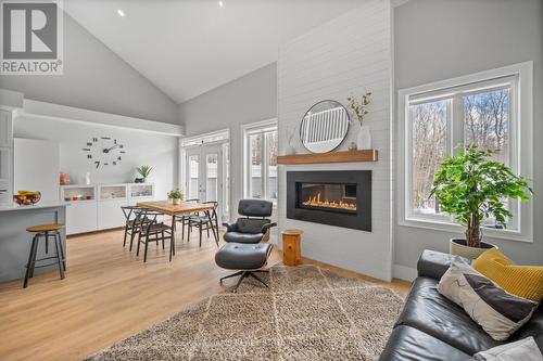 61 Sandy Coast Crescent, Wasaga Beach, ON - Indoor Photo Showing Living Room With Fireplace