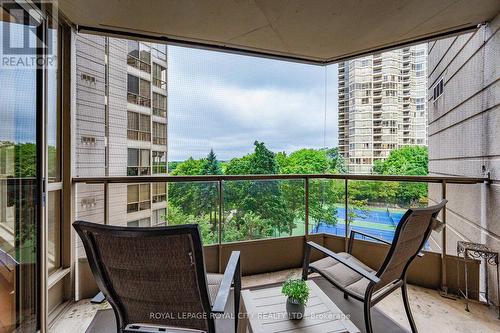 406 - 55 Kingsbridge Garden Circle, Mississauga (Hurontario), ON - Outdoor With Balcony With Exterior