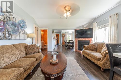 16 Cedar Dale Drive, Kawartha Lakes (Kirkfield), ON - Indoor Photo Showing Living Room With Fireplace