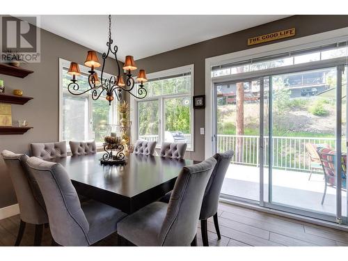 Dining area right by the kitchen - 1831 Horizon Drive, West Kelowna, BC - Indoor Photo Showing Dining Room