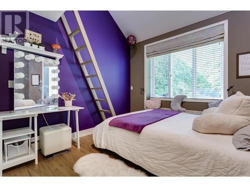 3rd bedroom on main floor with loft - 1831 Horizon Drive, West Kelowna, BC - Indoor Photo Showing Bedroom