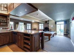 Lower floor games room and full wet bar - 