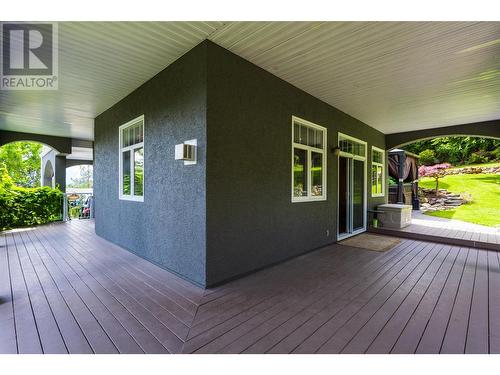 Large lower floor deck - 1831 Horizon Drive, West Kelowna, BC - Outdoor With Deck Patio Veranda With Exterior