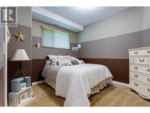 Bedroom on lower floor that would be part of the potential suite - 1831 Horizon Drive, West Kelowna, BC - Indoor Photo Showing Bedroom