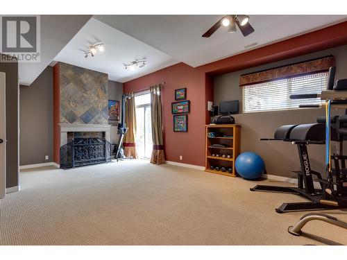 1831 Horizon Drive, West Kelowna, BC - Indoor Photo Showing Gym Room