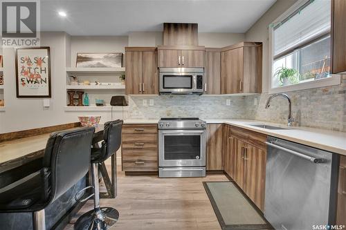 503 Pichler Way, Saskatoon, SK - Indoor Photo Showing Kitchen With Upgraded Kitchen