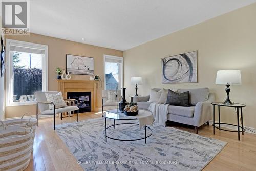 27 Tracey Court, Whitby (Taunton North), ON - Indoor Photo Showing Living Room With Fireplace