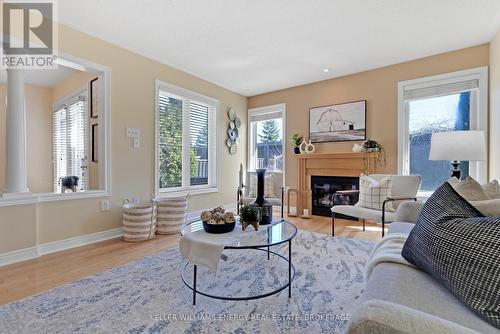 27 Tracey Court, Whitby (Taunton North), ON - Indoor Photo Showing Living Room With Fireplace