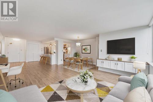 1401 - 3000 Bathurst Street, Toronto (Englemount-Lawrence), ON - Indoor Photo Showing Living Room