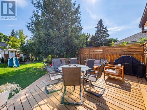 93 Hadrian Drive, Toronto (Elms-Old Rexdale), ON - Outdoor With Deck Patio Veranda With Backyard