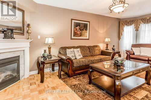 43 Coolsprings Crescent, Caledon, ON - Indoor Photo Showing Living Room With Fireplace