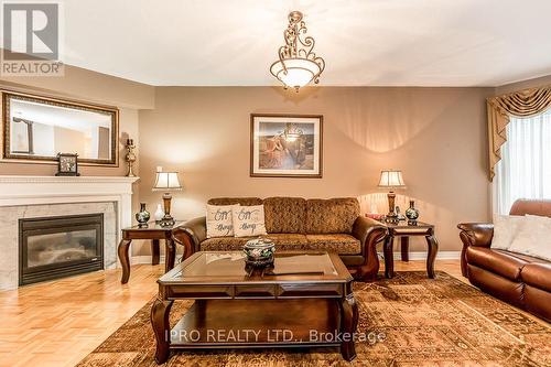 43 Coolsprings Crescent, Caledon, ON - Indoor Photo Showing Living Room With Fireplace