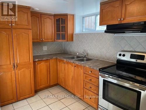 Bsmt - 66 Magellan Drive, Toronto (Glenfield-Jane Heights), ON - Indoor Photo Showing Kitchen With Double Sink