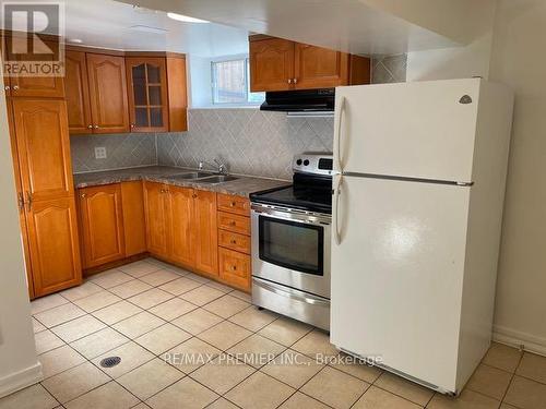 Bsmt - 66 Magellan Drive, Toronto (Glenfield-Jane Heights), ON - Indoor Photo Showing Kitchen With Double Sink