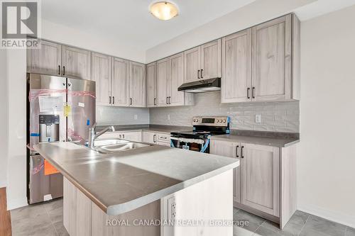 205 Port Crescent E, Welland, ON - Indoor Photo Showing Kitchen With Double Sink