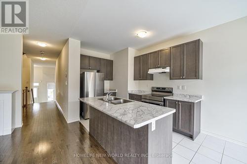 10 Sigford Street, Whitby, ON - Indoor Photo Showing Kitchen With Double Sink