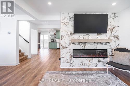 1040 Cedarwood Place, Burlington (Lasalle), ON - Indoor Photo Showing Living Room With Fireplace