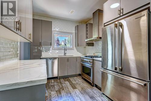 732 Willard Avenue, Toronto (Runnymede-Bloor West Village), ON - Indoor Photo Showing Kitchen With Stainless Steel Kitchen With Upgraded Kitchen