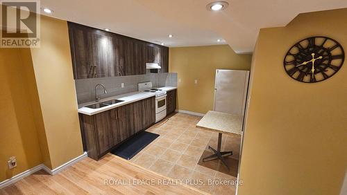 Bsmt - 16 Gamson Crescent, Brampton (Sandringham-Wellington), ON - Indoor Photo Showing Kitchen With Double Sink