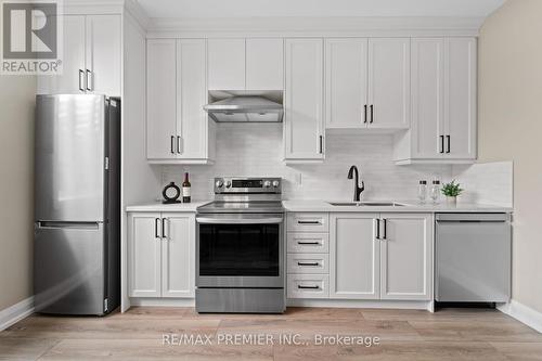 223 Hallmark Avenue, Toronto (Alderwood), ON - Indoor Photo Showing Kitchen With Double Sink