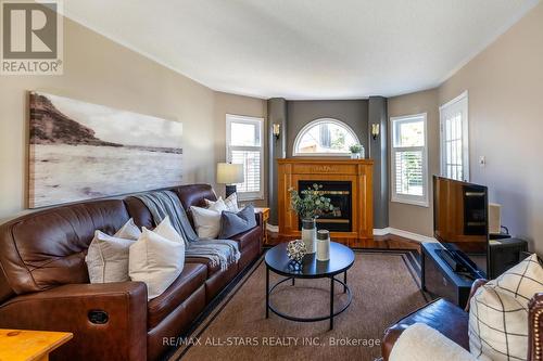 69 Matthewson Place, Whitby (Brooklin), ON - Indoor Photo Showing Living Room With Fireplace